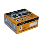 Багажная система "LUX" с дугами 1,1м прямоугольными в пластике для а/м Lada Kalina Sedan/Hatchback